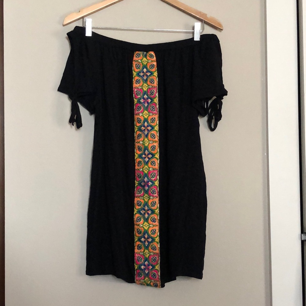 Off the shoulder Beach Coverup